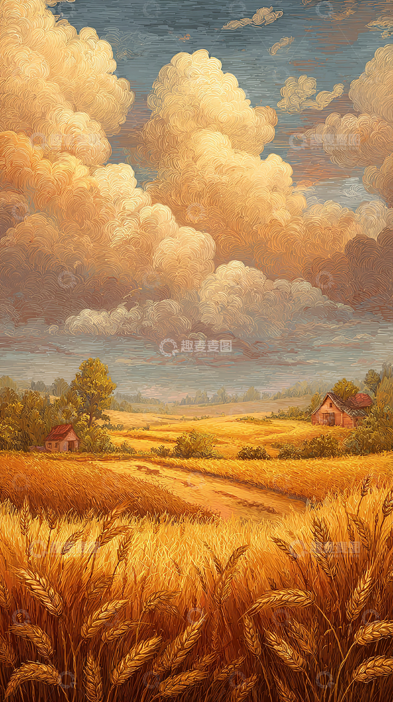 高清大图下载【趣麦麦图】秋日丰收的南瓜盛宴