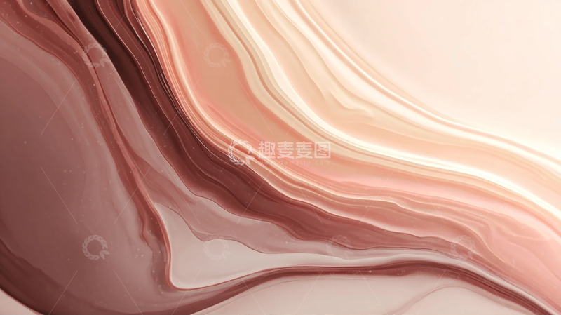 高清大图下载【趣麦麦图】流动的粉色梦境
