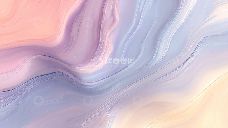 高清大图下载【趣麦麦图】梦幻色彩的云端流转