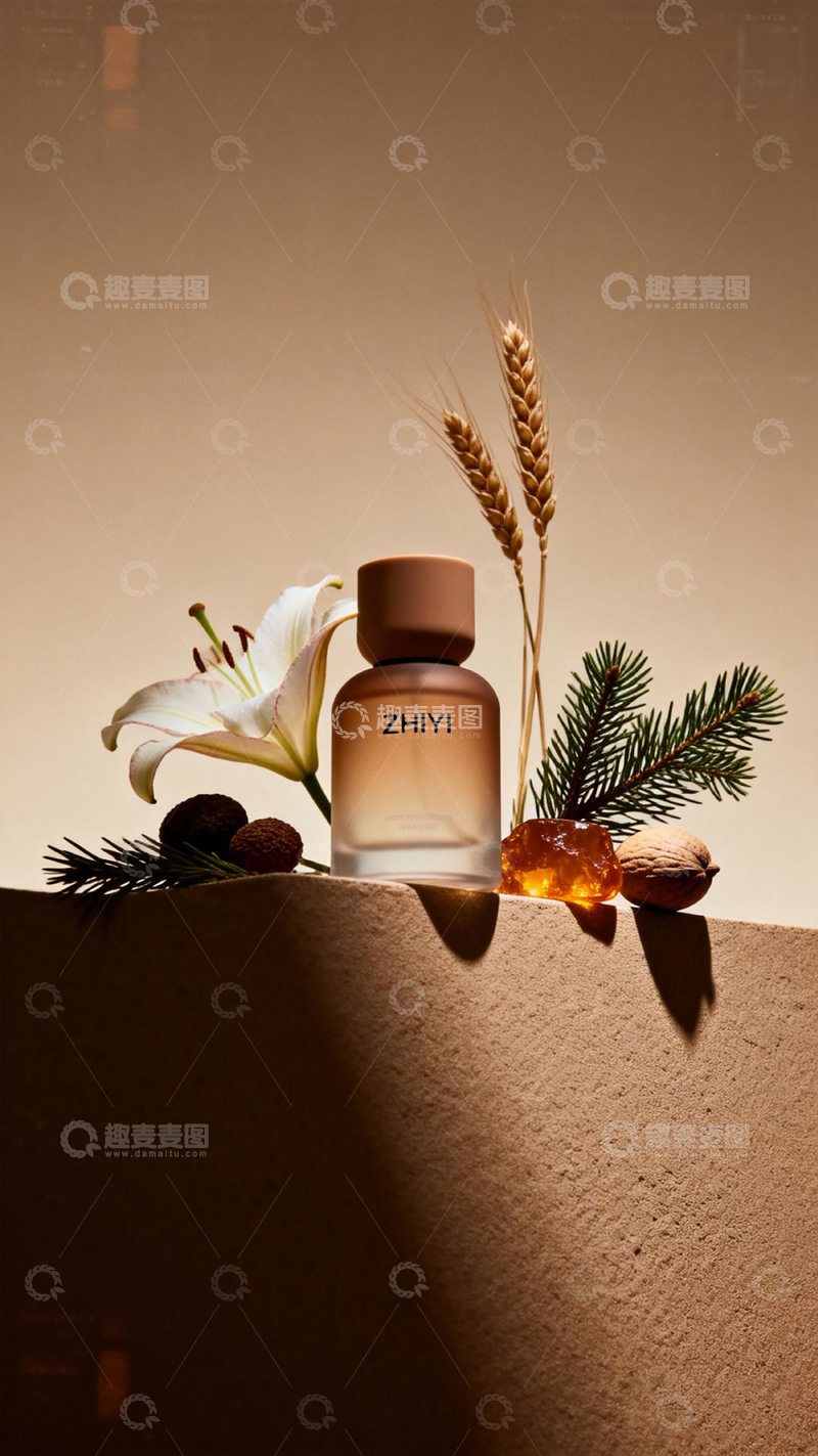 高清大图下载【趣麦麦图】自然风格香水摄影素材