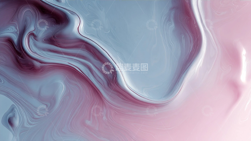 高清大图下载【趣麦麦图】时空交错的彩色漩涡