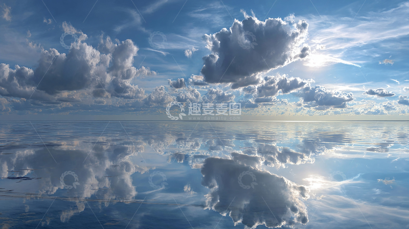 高清大图下载【趣麦麦图】浮云之舞：天空的诗意画卷