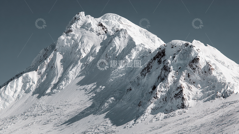 高清大图下载【趣麦麦图】雪山巍峨苍穹之巅