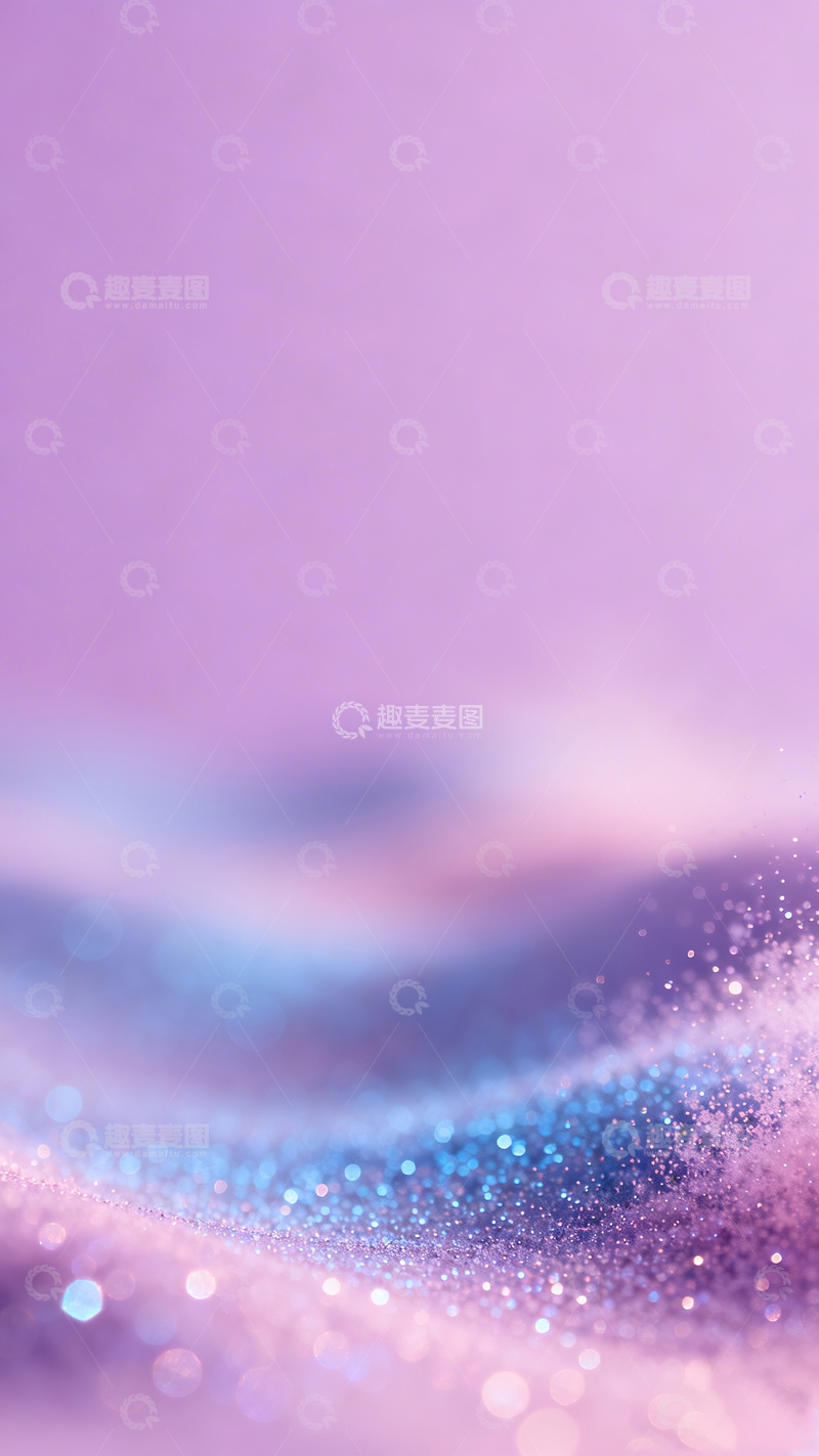 高清大图下载【趣麦麦图】梦幻光影粉色闪光背景