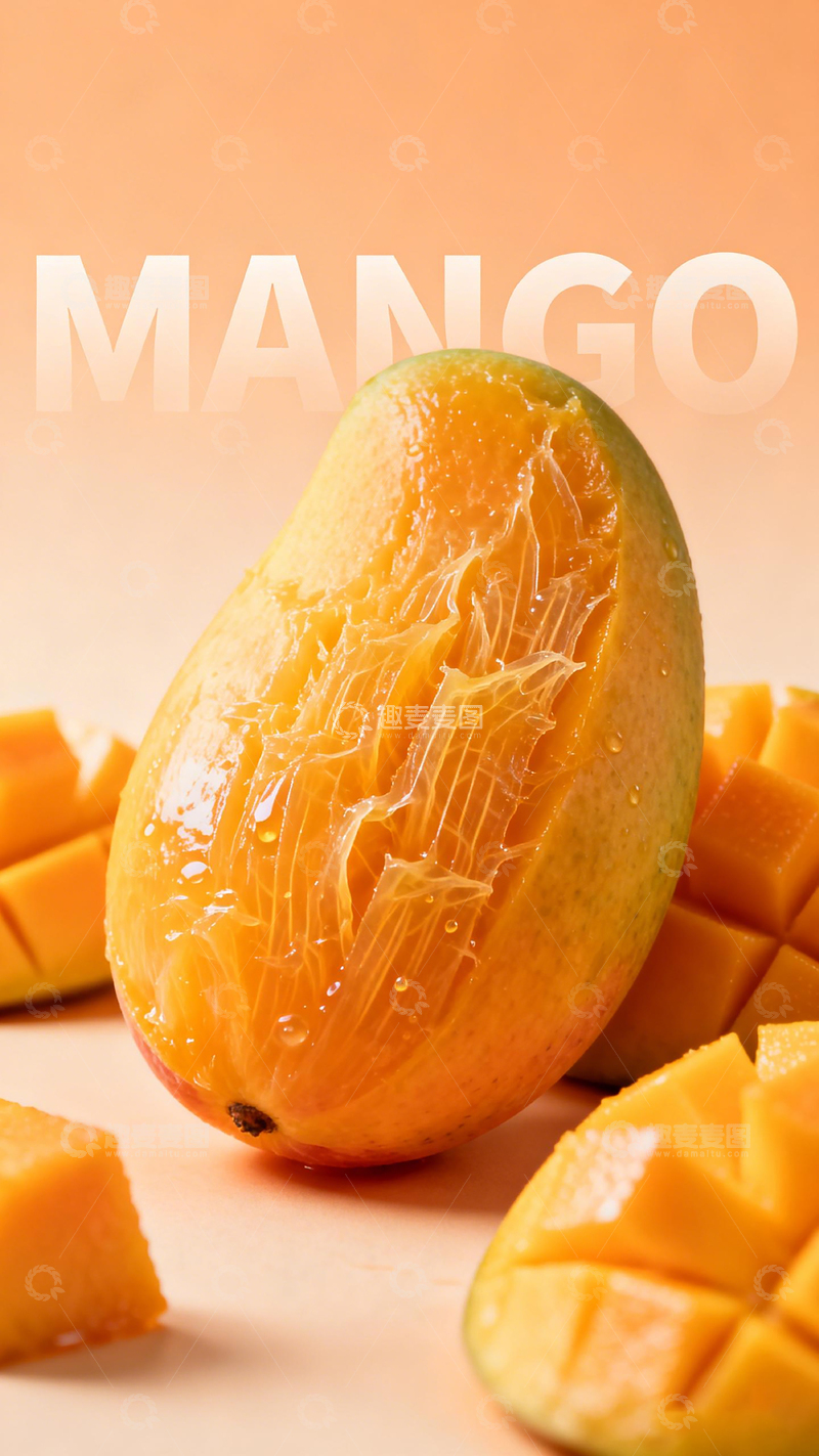 高清大图下载【趣麦麦图】鲜芒果特写摄影图