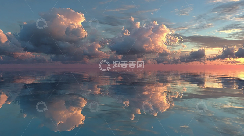 高清大图下载【趣麦麦图】天际云海的梦幻交响