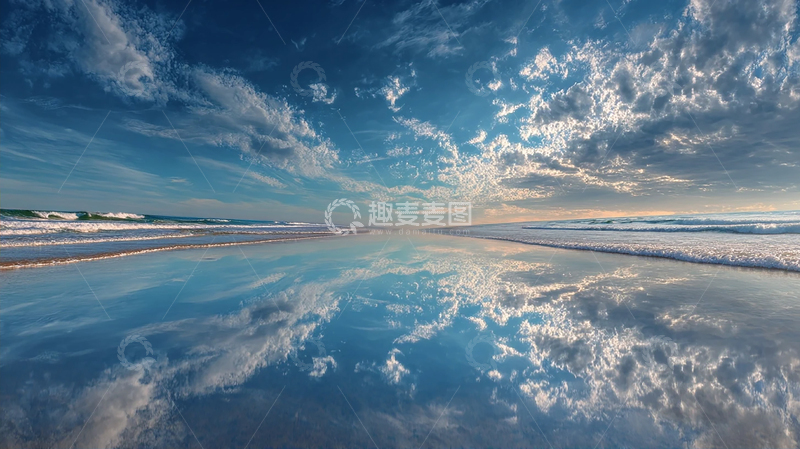 高清大图下载【趣麦麦图】海天一色的梦境之境