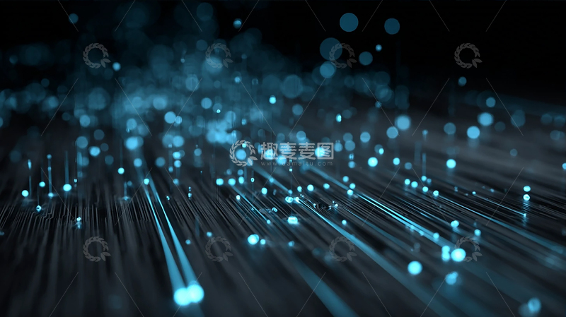 高清大图下载【趣麦麦图】数字光影的未来之舞