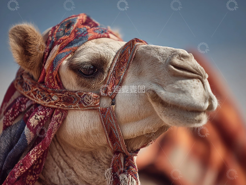 高清大图下载【趣麦麦图】沙漠中的驼铃传奇