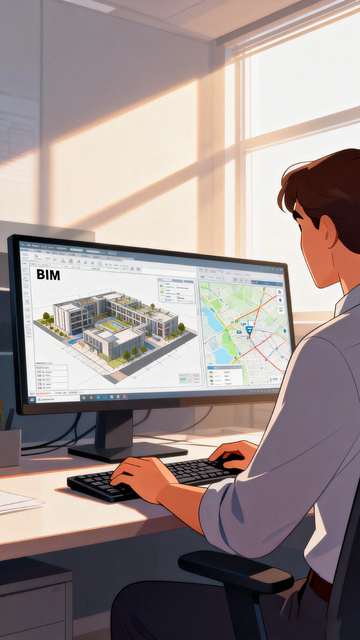 BIM办公建筑设计图绘制