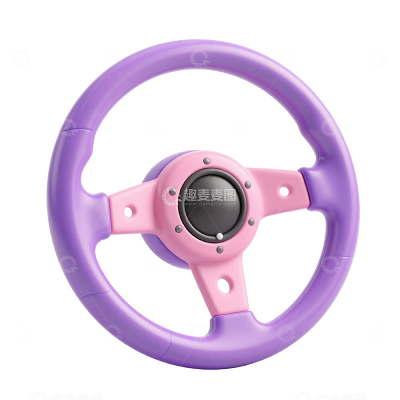 高清大图下载【趣麦麦图】卡通儿童玩具方向盘