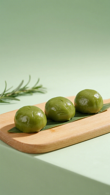绿色青团美食摄影