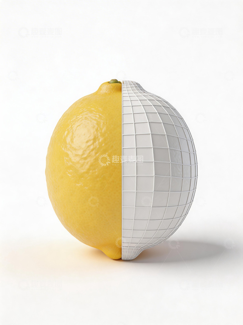 高清大图下载【趣麦麦图】创意柠檬地球模型设计