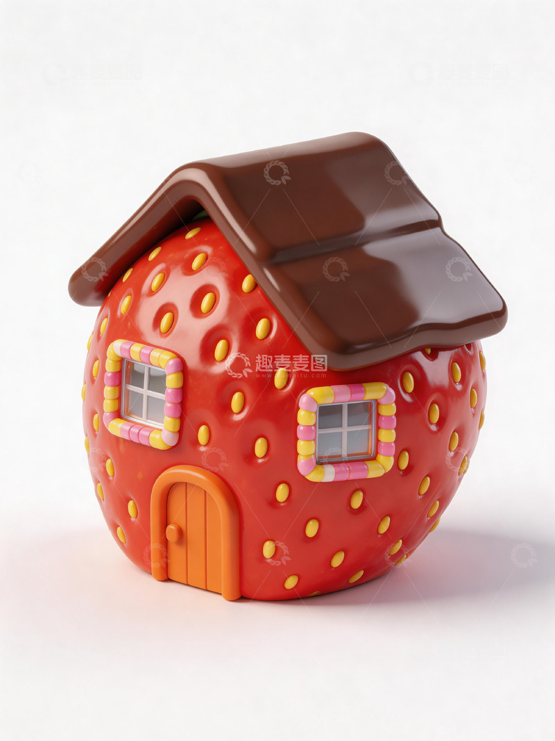 高清大图下载【趣麦麦图】草莓造型装饰品