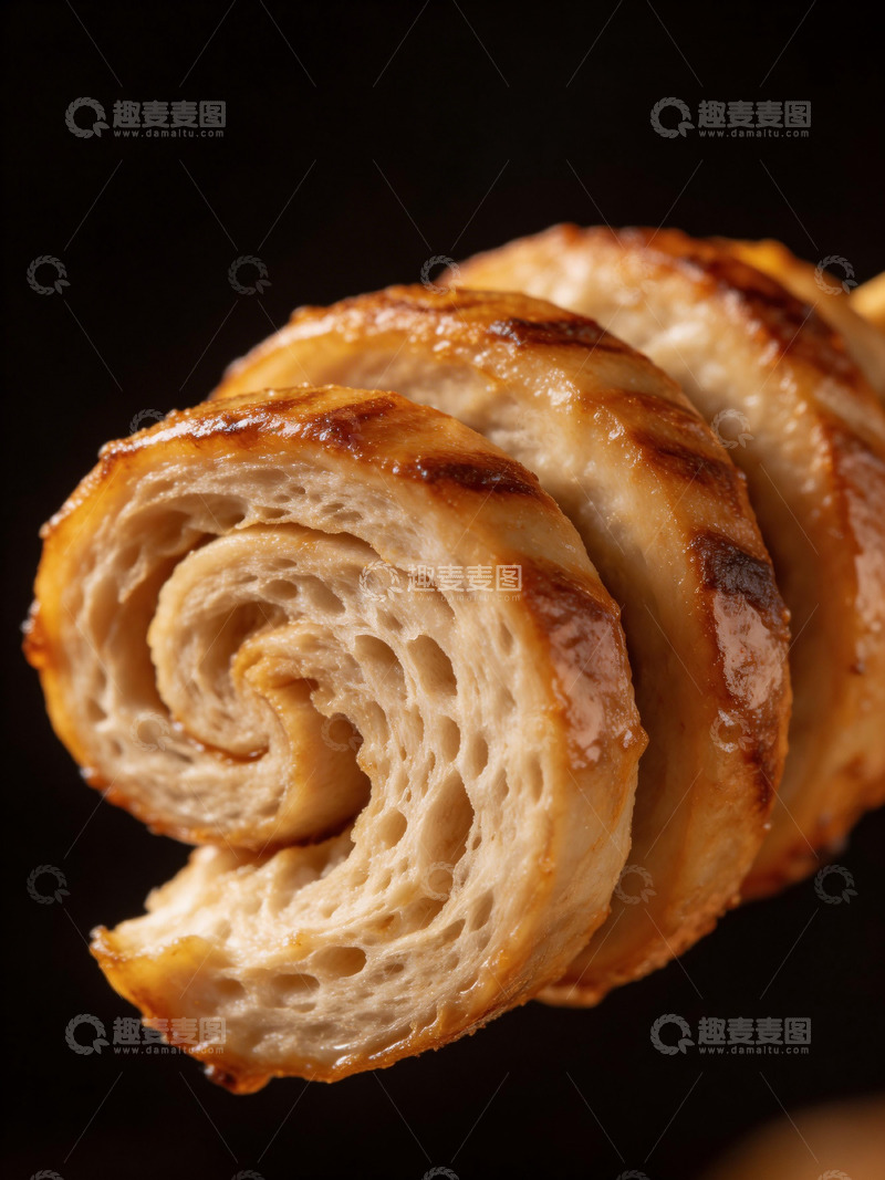 高清大图下载【趣麦麦图】烘焙螺旋酥美食摄影