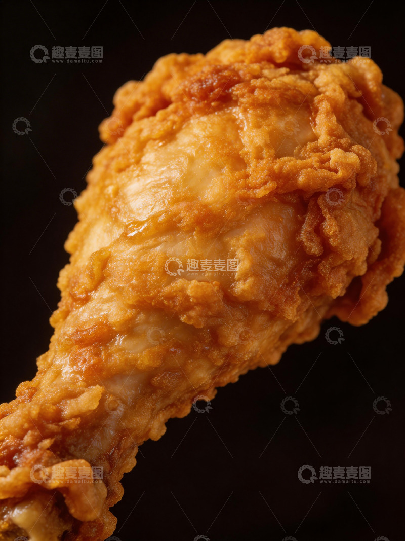 高清大图下载【趣麦麦图】酥脆炸鸡美食摄影图片