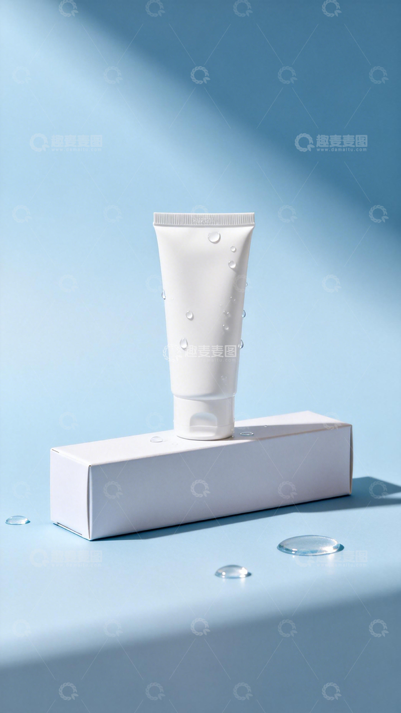 高清大图下载【趣麦麦图】简约护肤产品展示图