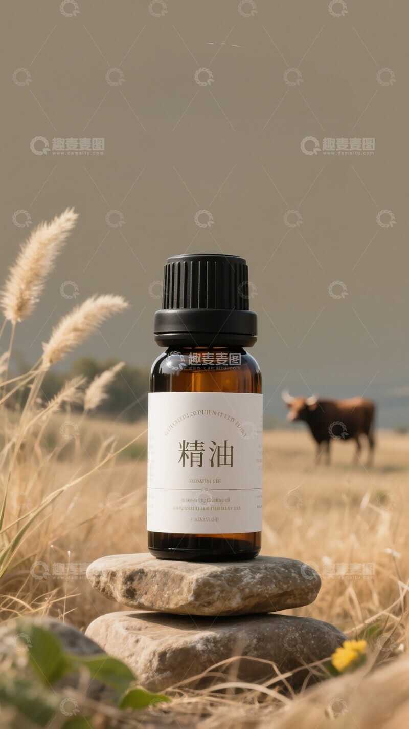 高清大图下载【趣麦麦图】自然风精油展示