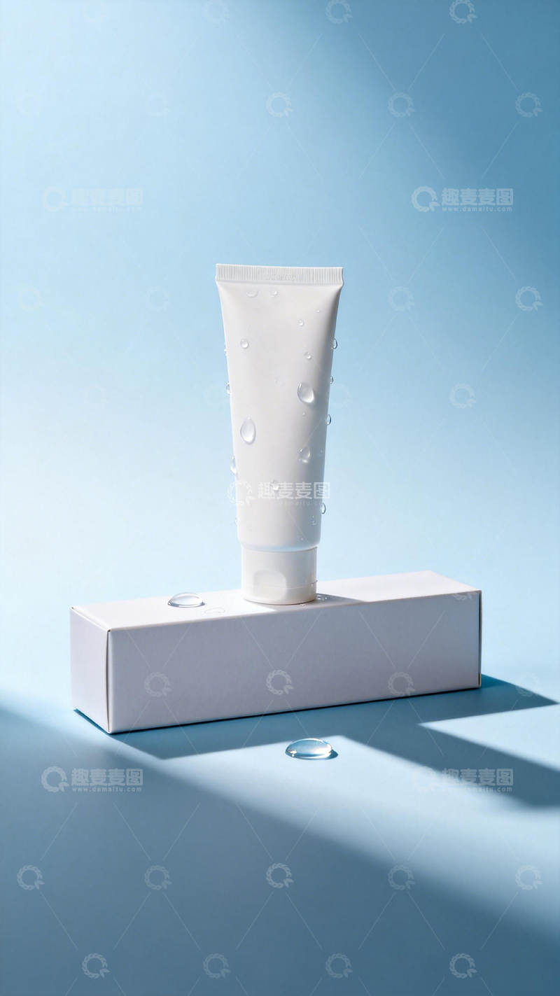高清大图下载【趣麦麦图】简约护肤产品展示图