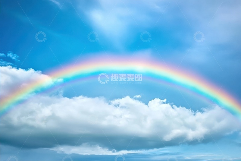 高清大图下载【趣麦麦图】天空中的彩虹摄影