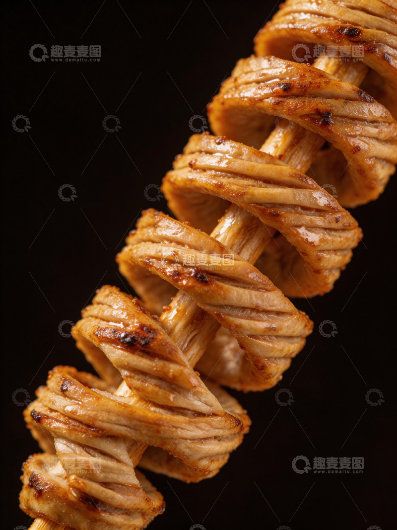 高清大图下载【趣麦麦图】烤鸡串美食摄影图片