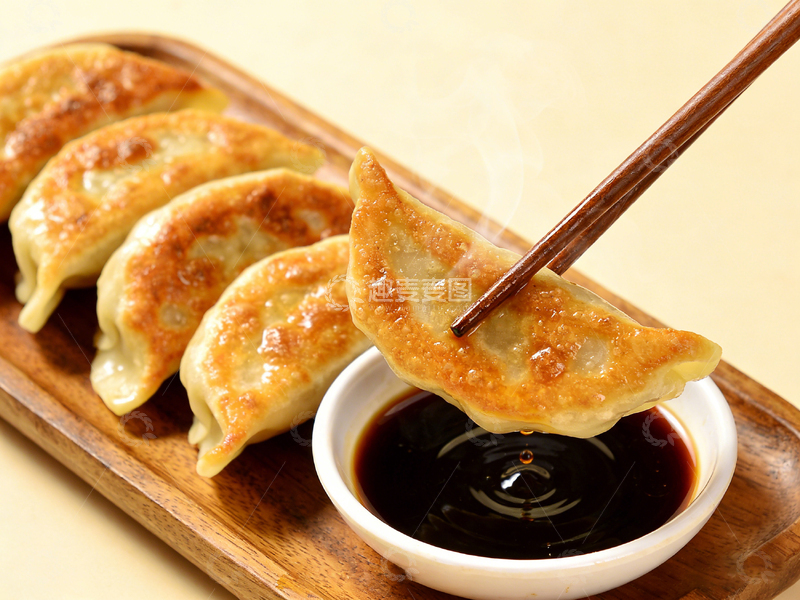 高清大图下载【趣麦麦图】煎饺美食摄影