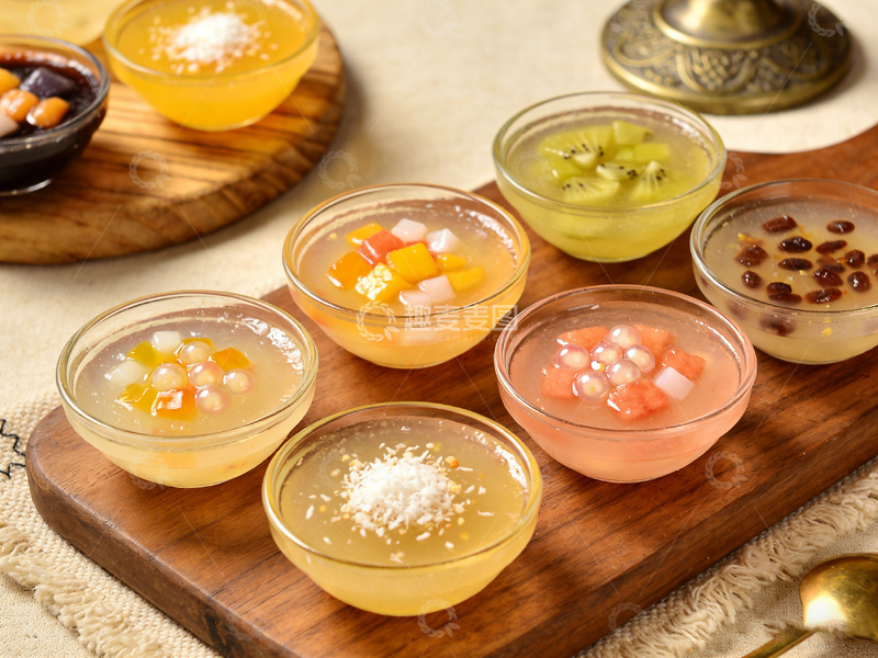 高清大图下载【趣麦麦图】多彩甜品碗美食摄影