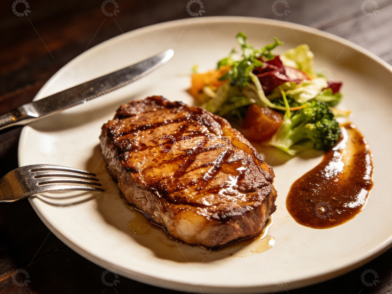 高清大图下载【趣麦麦图】西餐牛排美食摄影2