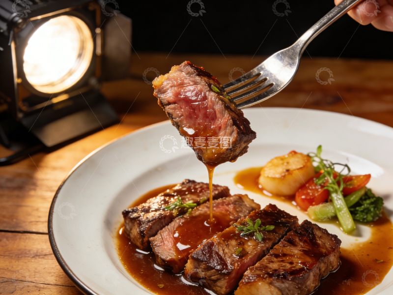 高清大图下载【趣麦麦图】西餐牛排美食摄影1