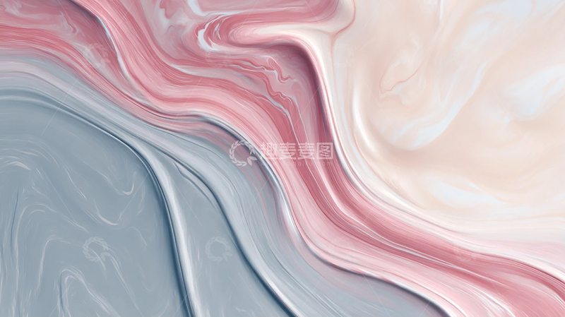 高清大图下载【趣麦麦图】梦幻色彩的抽象流动