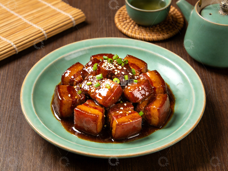 高清大图下载【趣麦麦图】中式红烧肉美食摄影图片