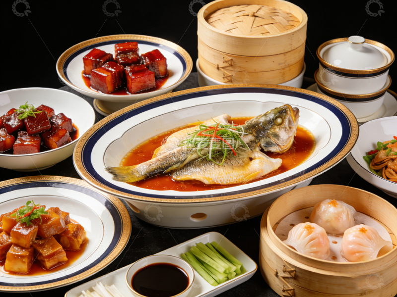 高清大图下载【趣麦麦图】中式美食盛宴