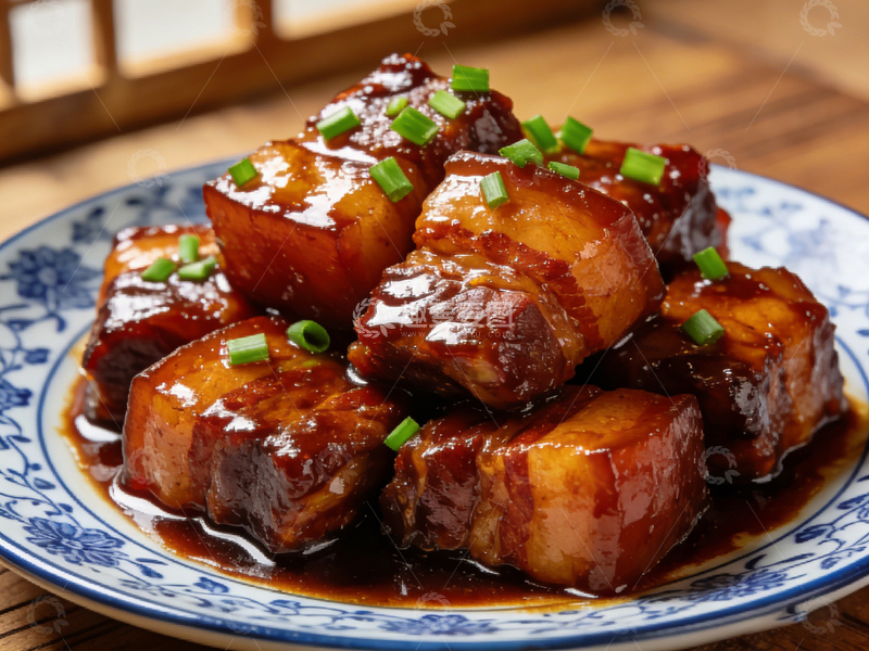 高清大图下载【趣麦麦图】中式红烧肉美食摄影图片1