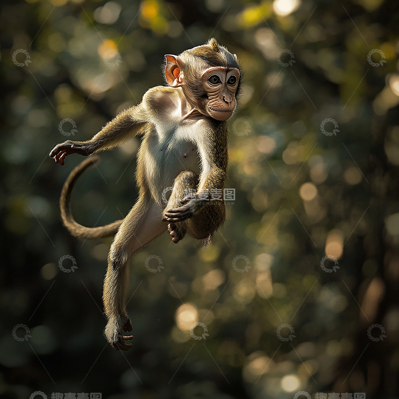 高清大图下载【趣麦麦图】灵动森林中的小精灵