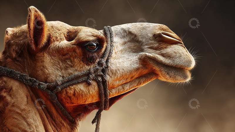高清大图下载【趣麦麦图】神秘机械骆驼的未来幻想