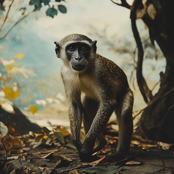 神秘面具猿猴的荒野奇遇