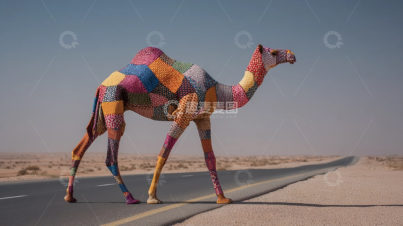 高清大图下载【趣麦麦图】沙漠之王的凝视