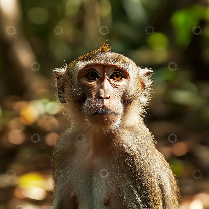 高清大图下载【趣麦麦图】森林深处的神秘生灵