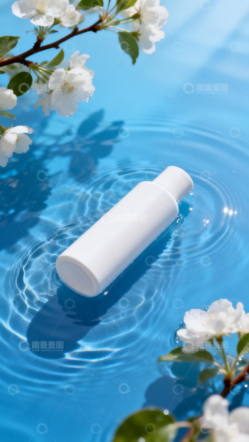 高清大图下载【趣麦麦图】春水白瓶花影