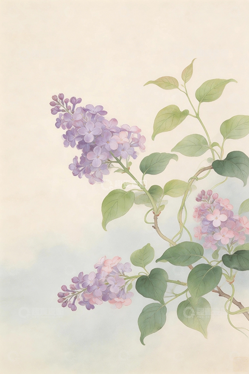 高清大图下载【趣麦麦图】植物花草丁香花1