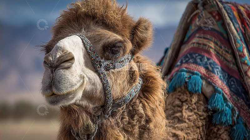 高清大图下载【趣麦麦图】沙漠驼峰上的微笑奇迹