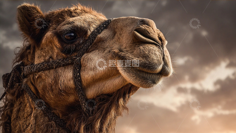 高清大图下载【趣麦麦图】迷失沙海的唯一旅者