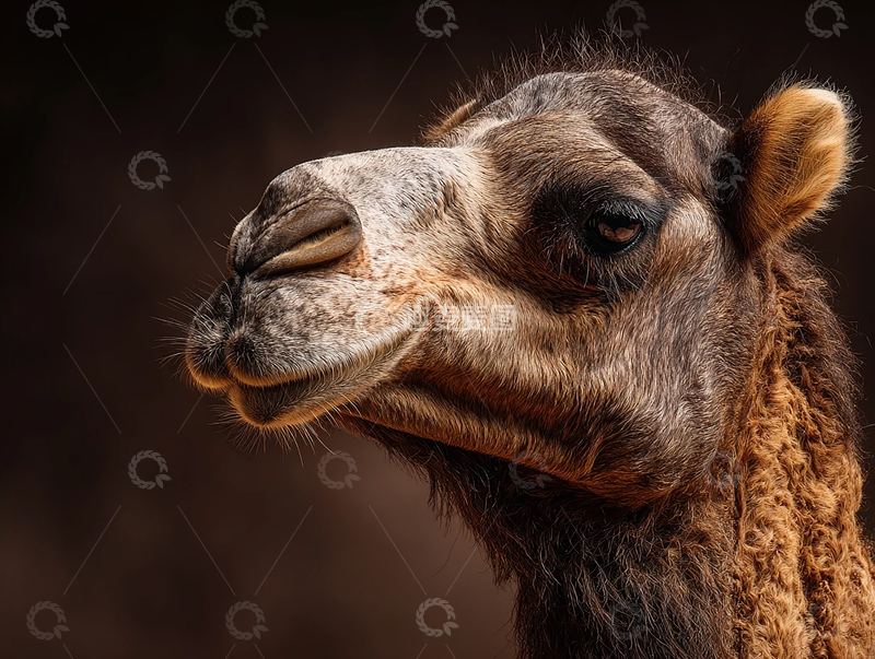 高清大图下载【趣麦麦图】沙漠之中骆驼的异域盛装