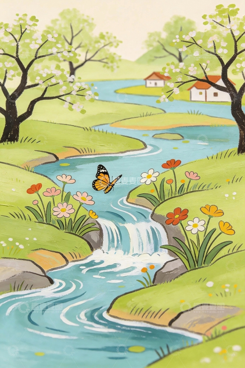 高清大图下载【趣麦麦图】春天春暖花开1