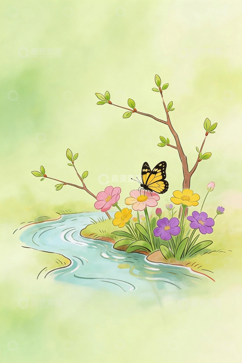 高清大图下载【趣麦麦图】春天春暖花开6