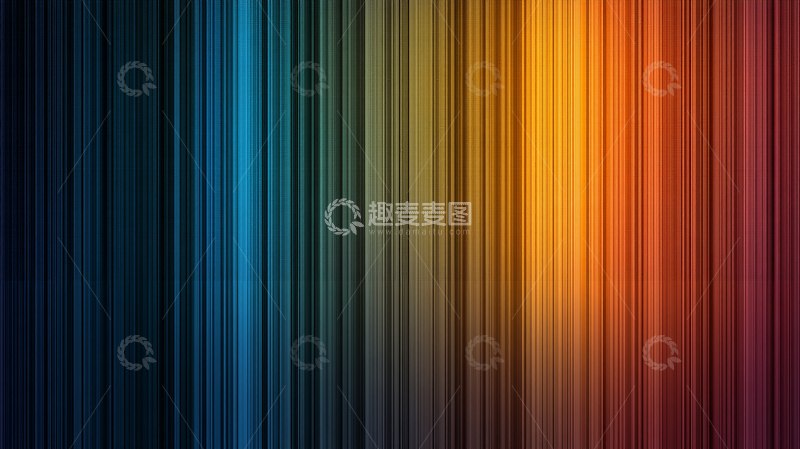 高清大图下载【趣麦麦图】斑斓色彩的线条交响