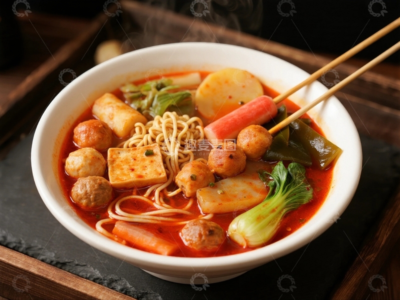 高清大图下载【趣麦麦图】中国美食麻辣烫1