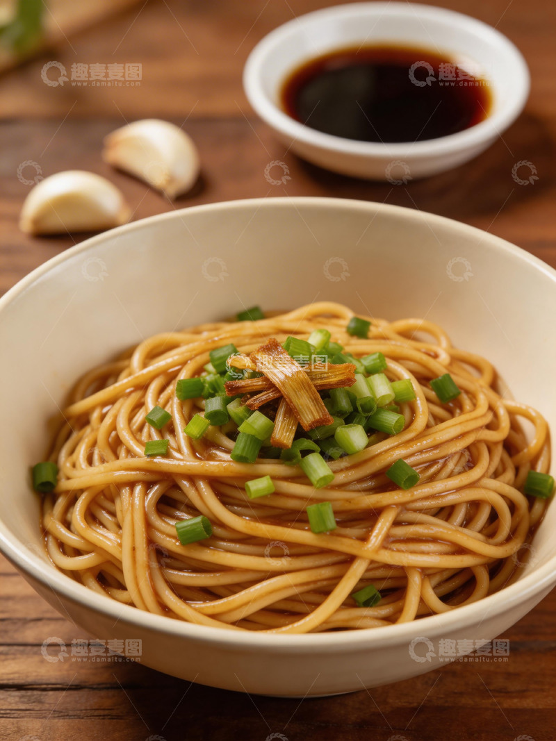 高清大图下载【趣麦麦图】简约风拌面美食摄影