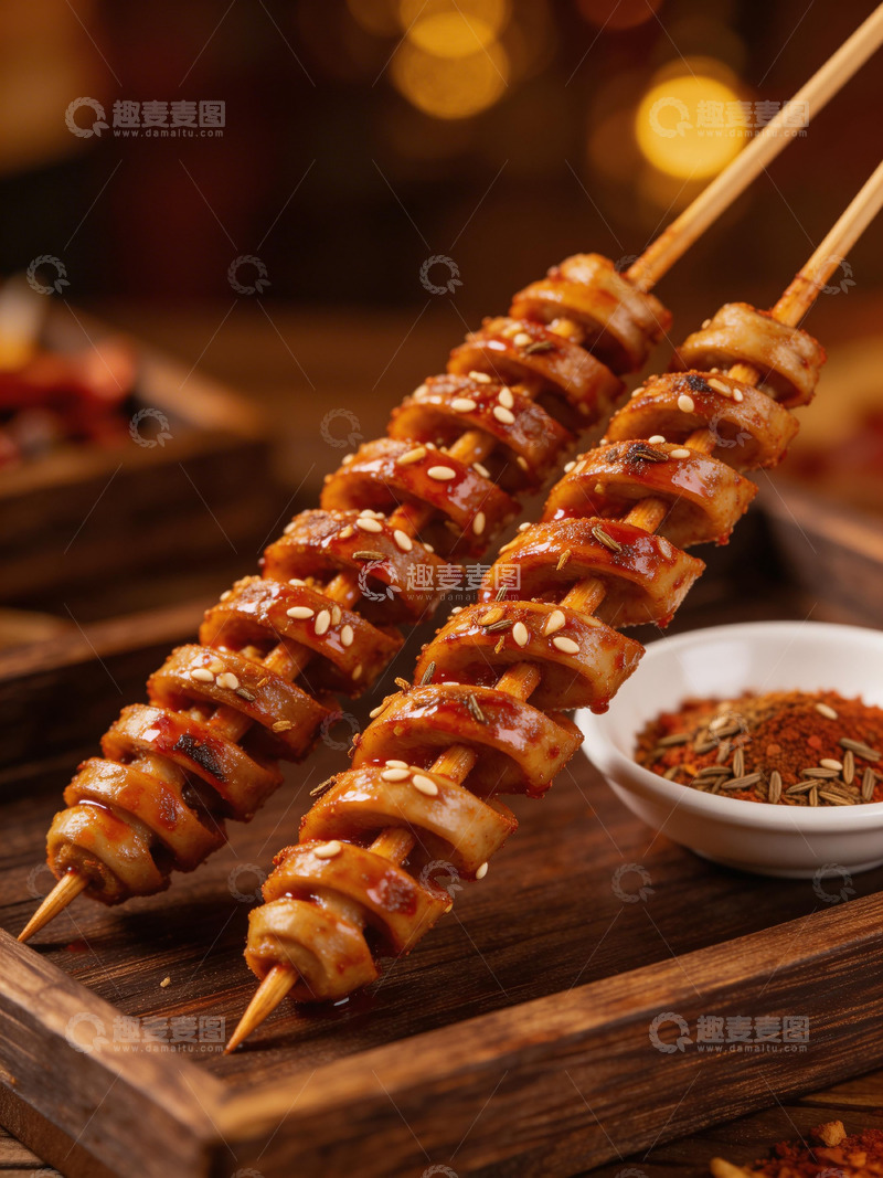 高清大图下载【趣麦麦图】烤肉串美食摄影素材