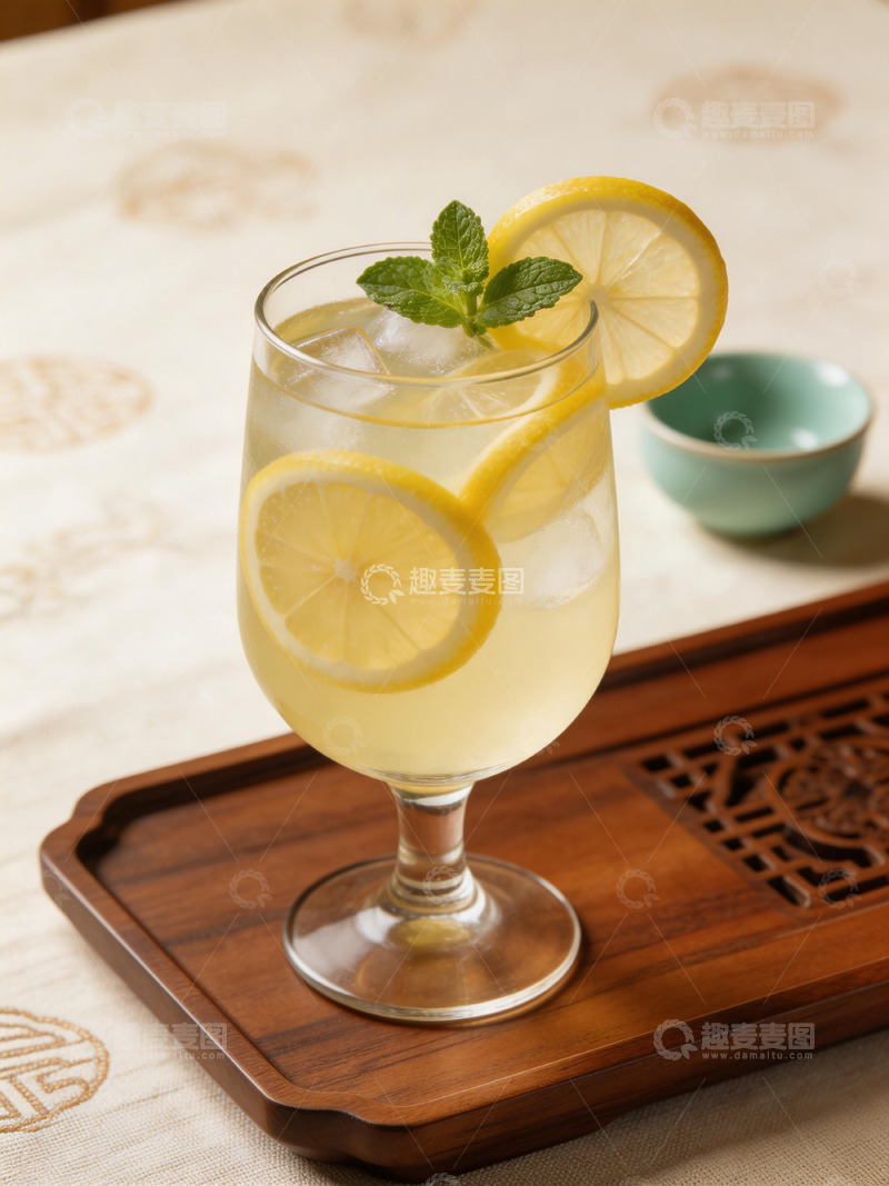高清大图下载【趣麦麦图】清新夏日柠檬饮品特写